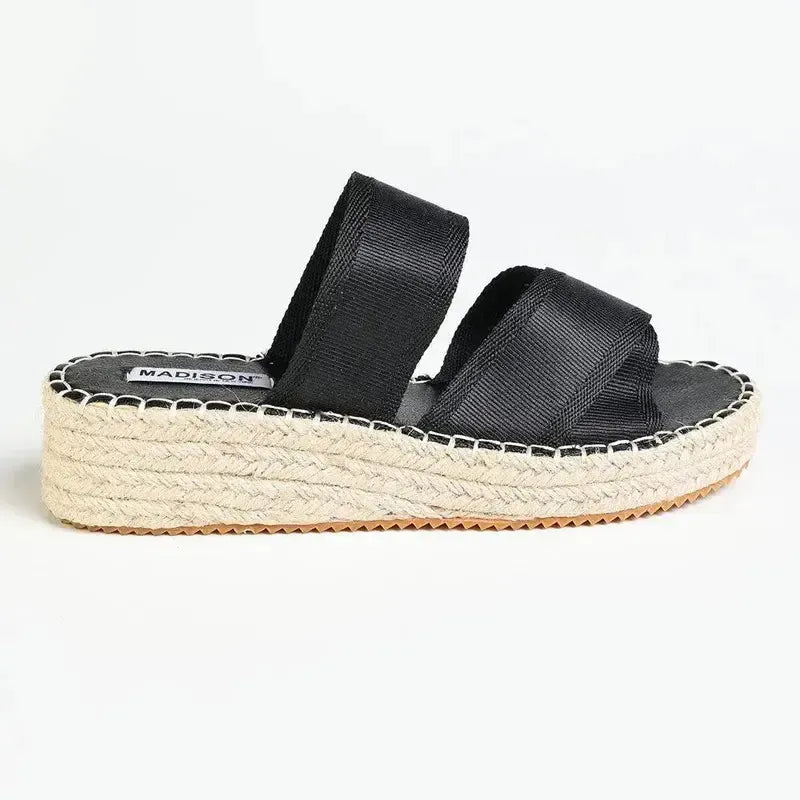 Madison Martha Wedge - Black