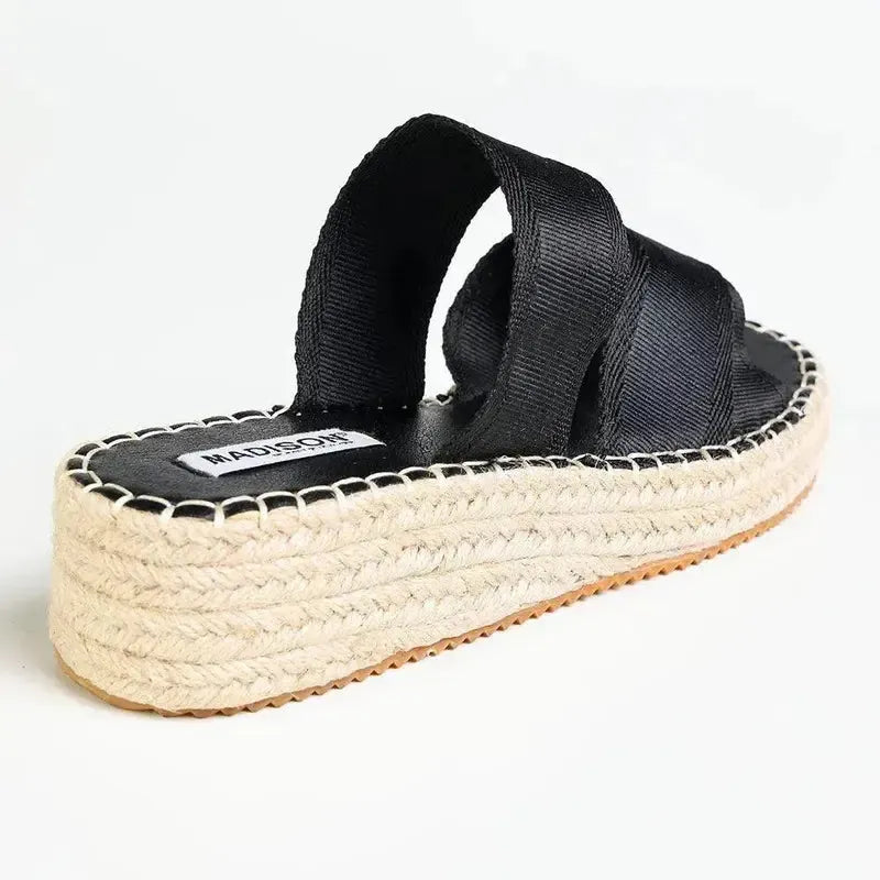 Madison Martha Wedge - Black