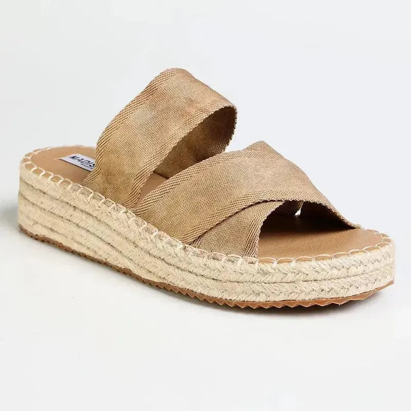 Madison Martha Wedge - Tan