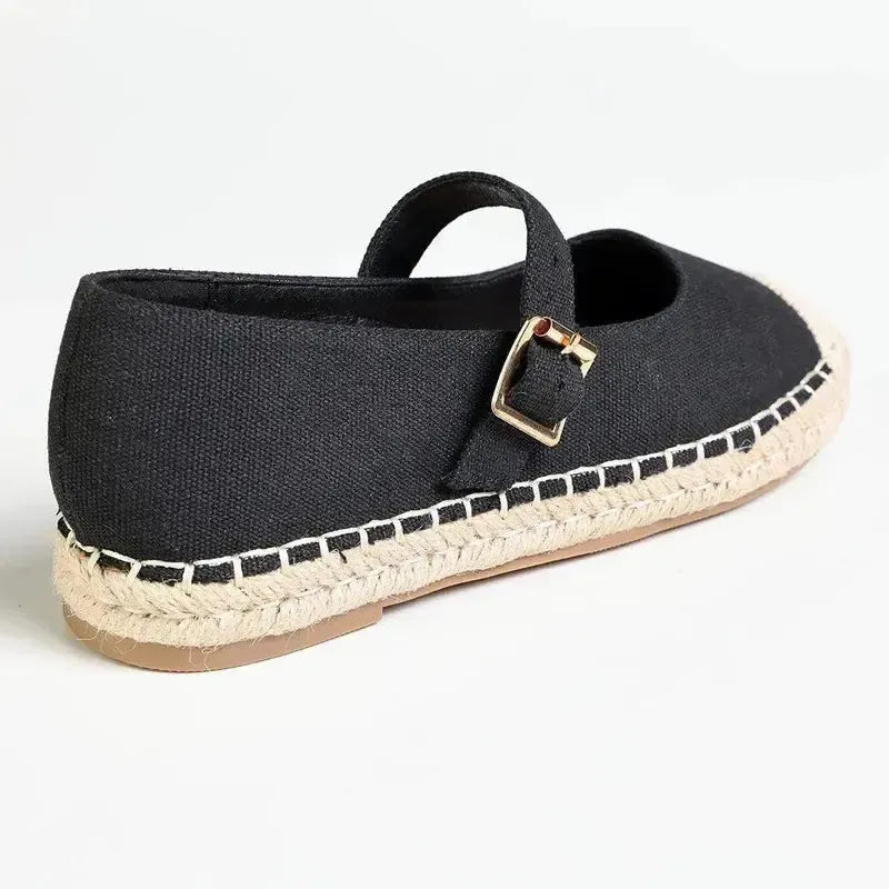 Madison Mary Espadrille Pump - Black