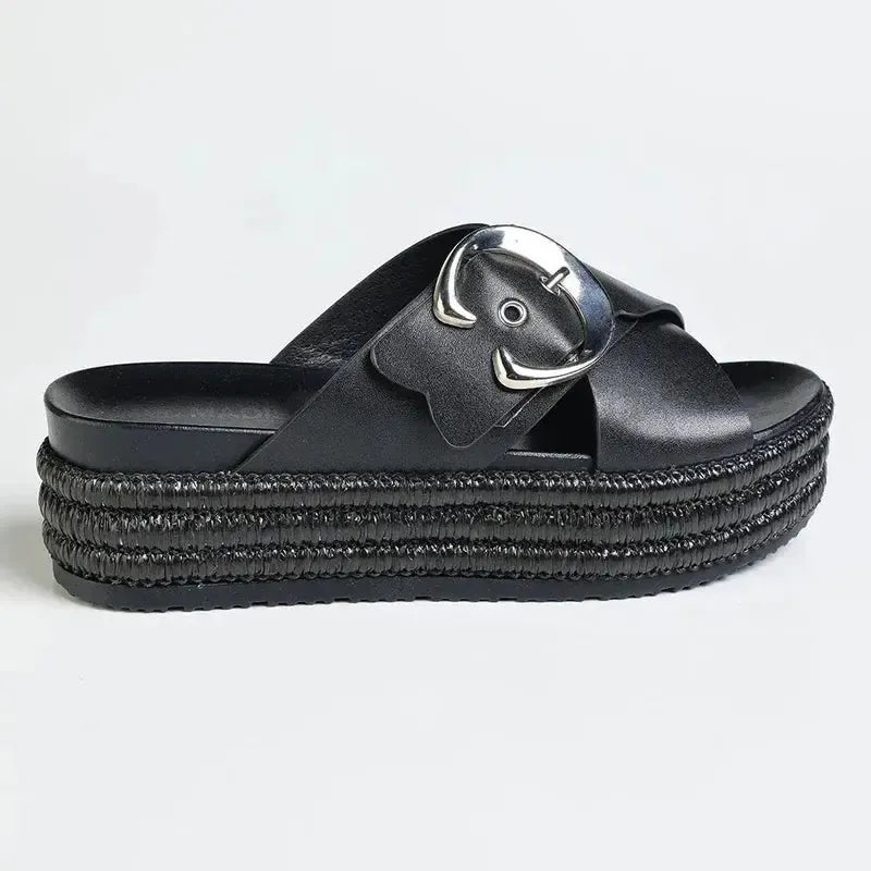 Madison Maven Sandal - Black
