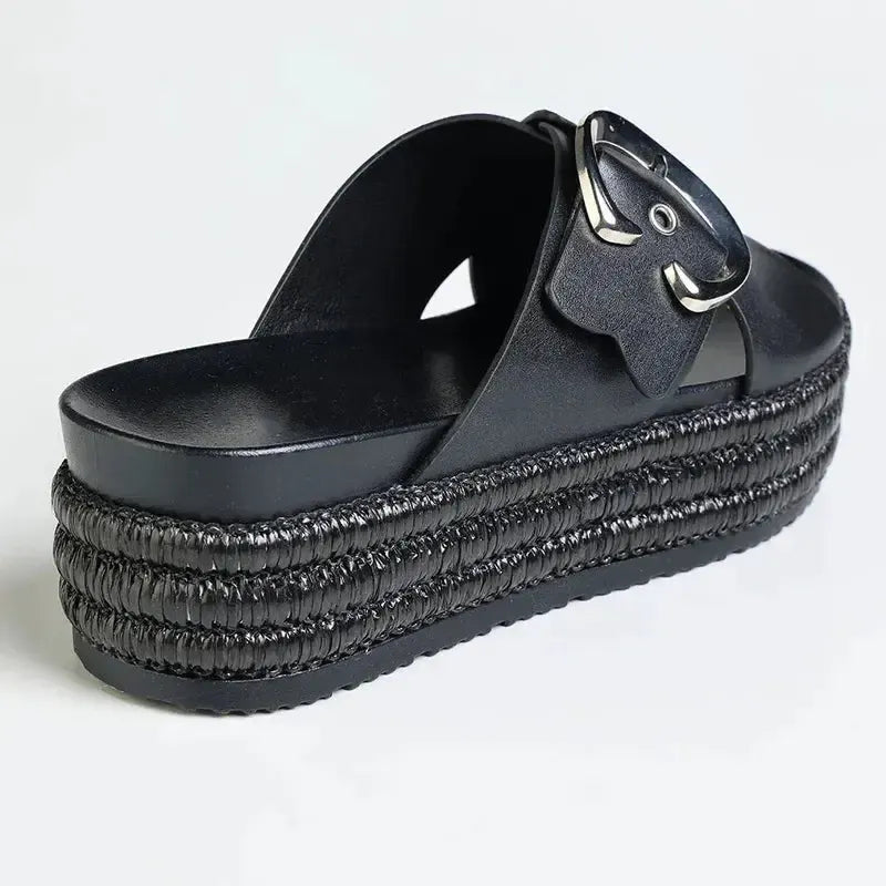 Madison Maven Sandal - Black