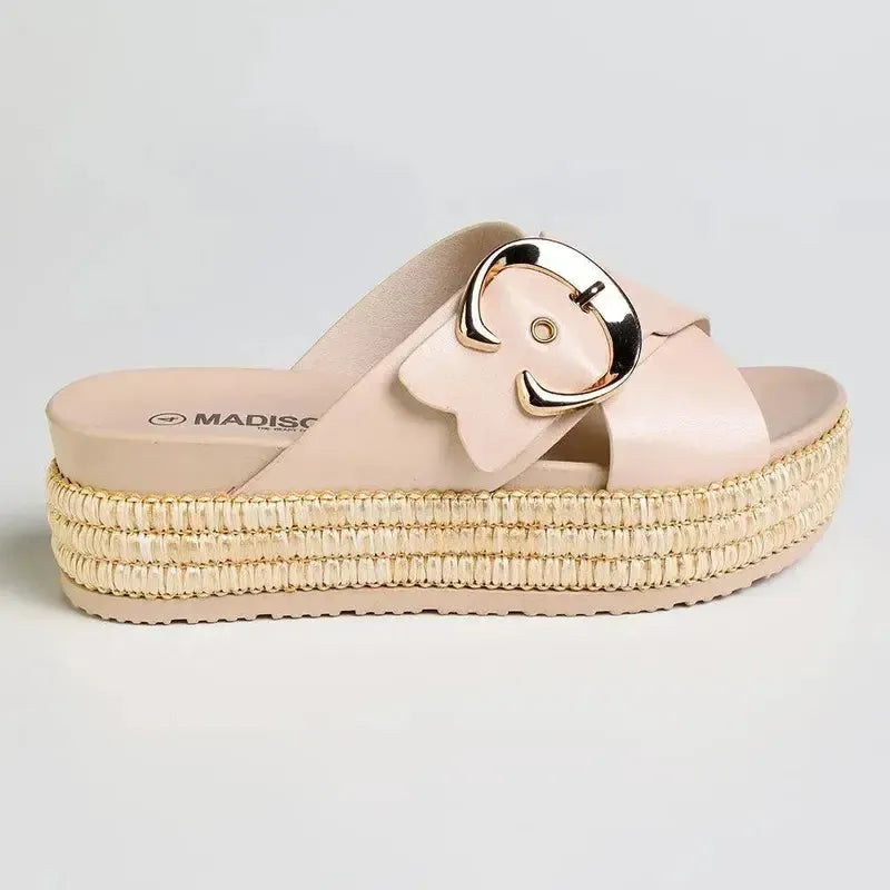 Madison Maven Sandal - Nude