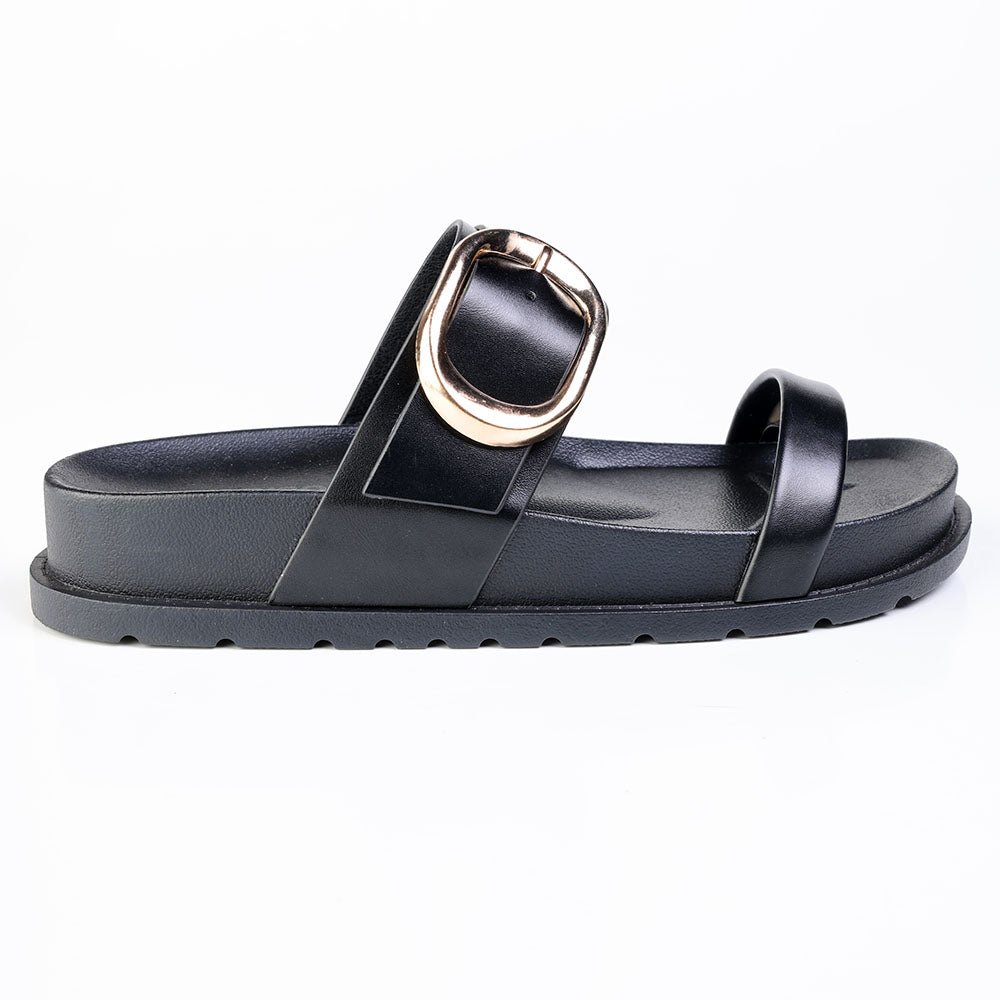 Madison Megan Sandal - Black-Madison Heart of New York-Buy shoes online