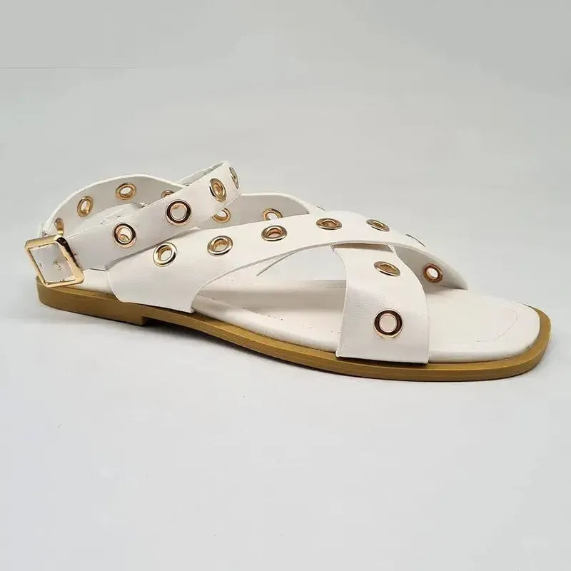 Madison Merrit Sandal - White
