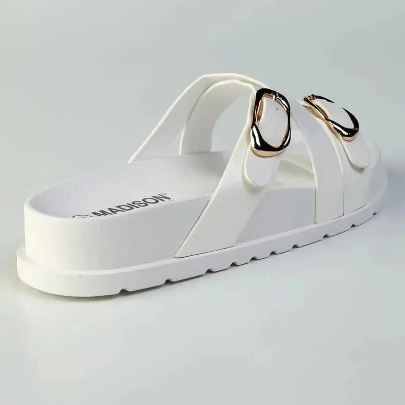 Madison Misty Sandal - White