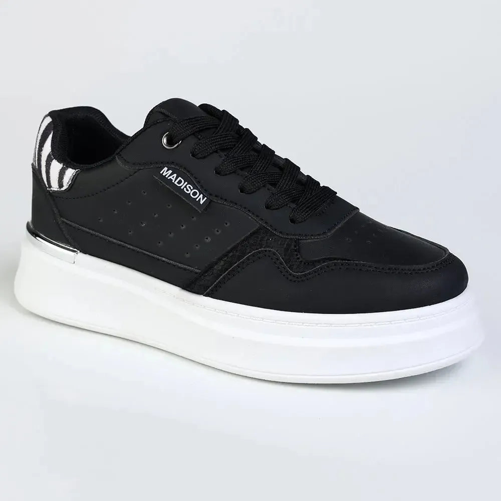 Madison Muriel Sneaker - Black/Zebra