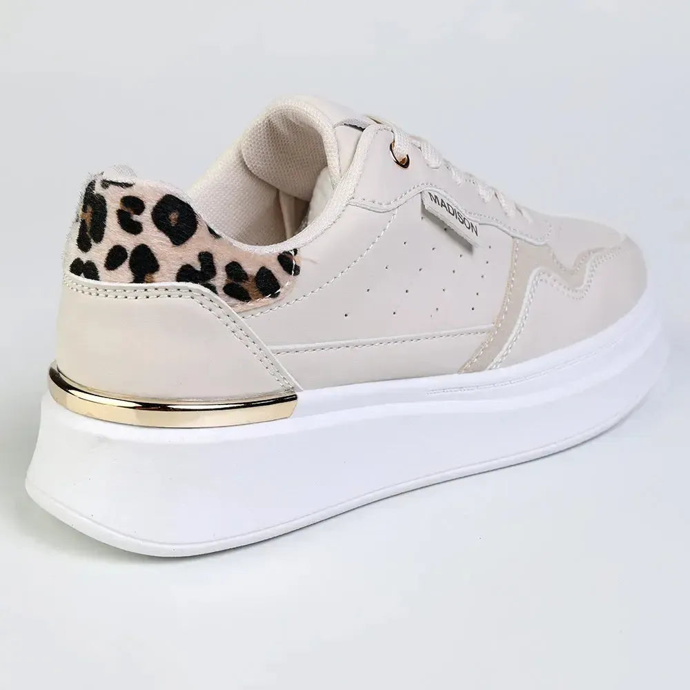 Madison Muriel Sneaker - Nude/Leopard