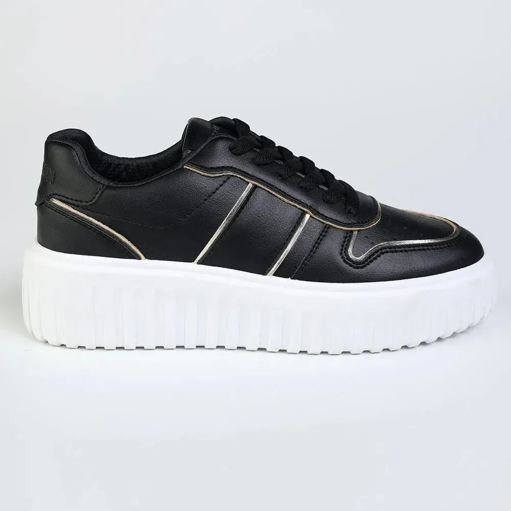 Madison Myra Sneaker - Black / Gold