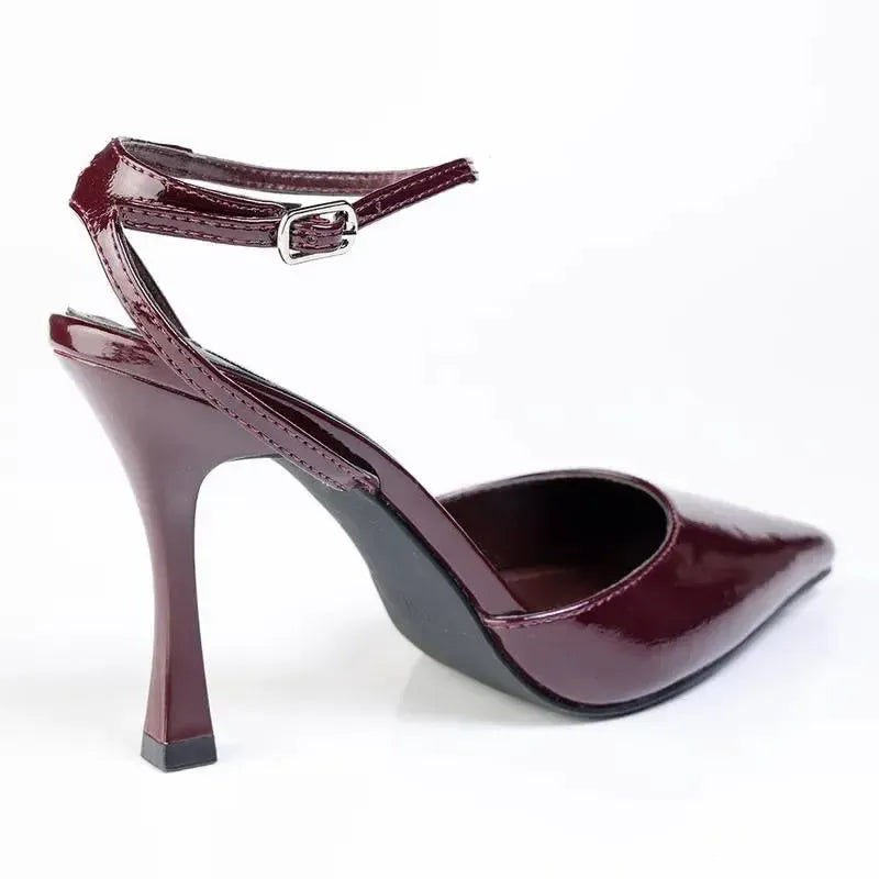 Madison Natalia Hourglass Heel - Wine