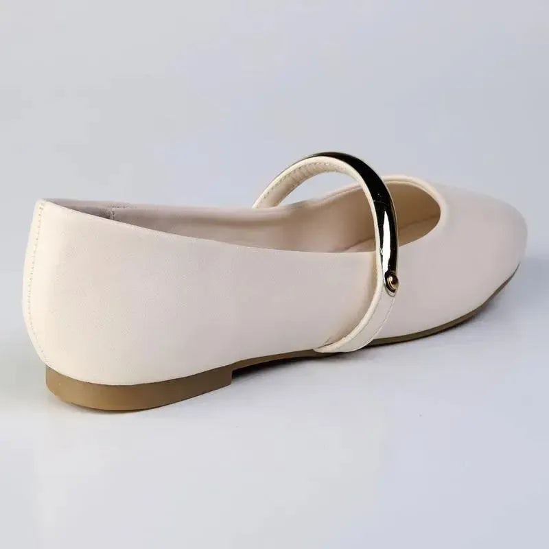 Madison Neo Pump With Metal Bar - Off White