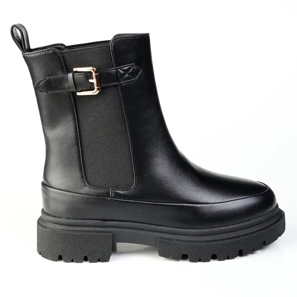 Madison Olva Ankle Boot - Black