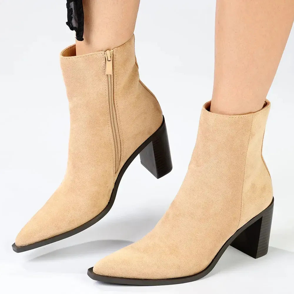 Madison Olympia Ankle Boot - Camel