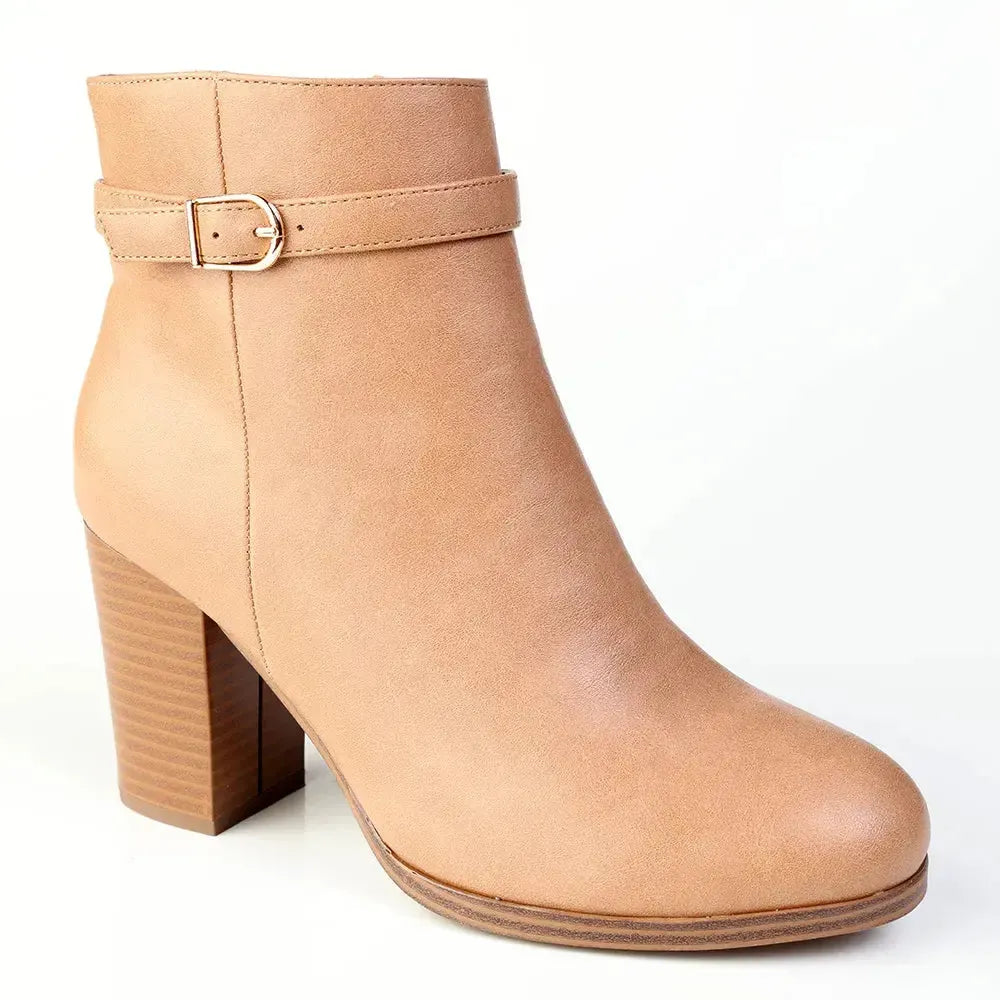 Madison Ombretta Ankle Boot - Nude