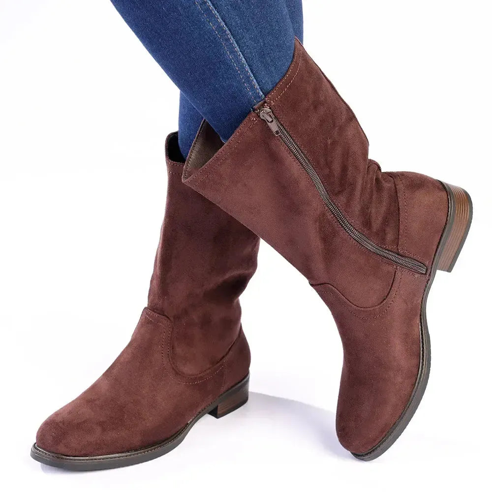Madison Omni Mid Calf Boot - Chocolate