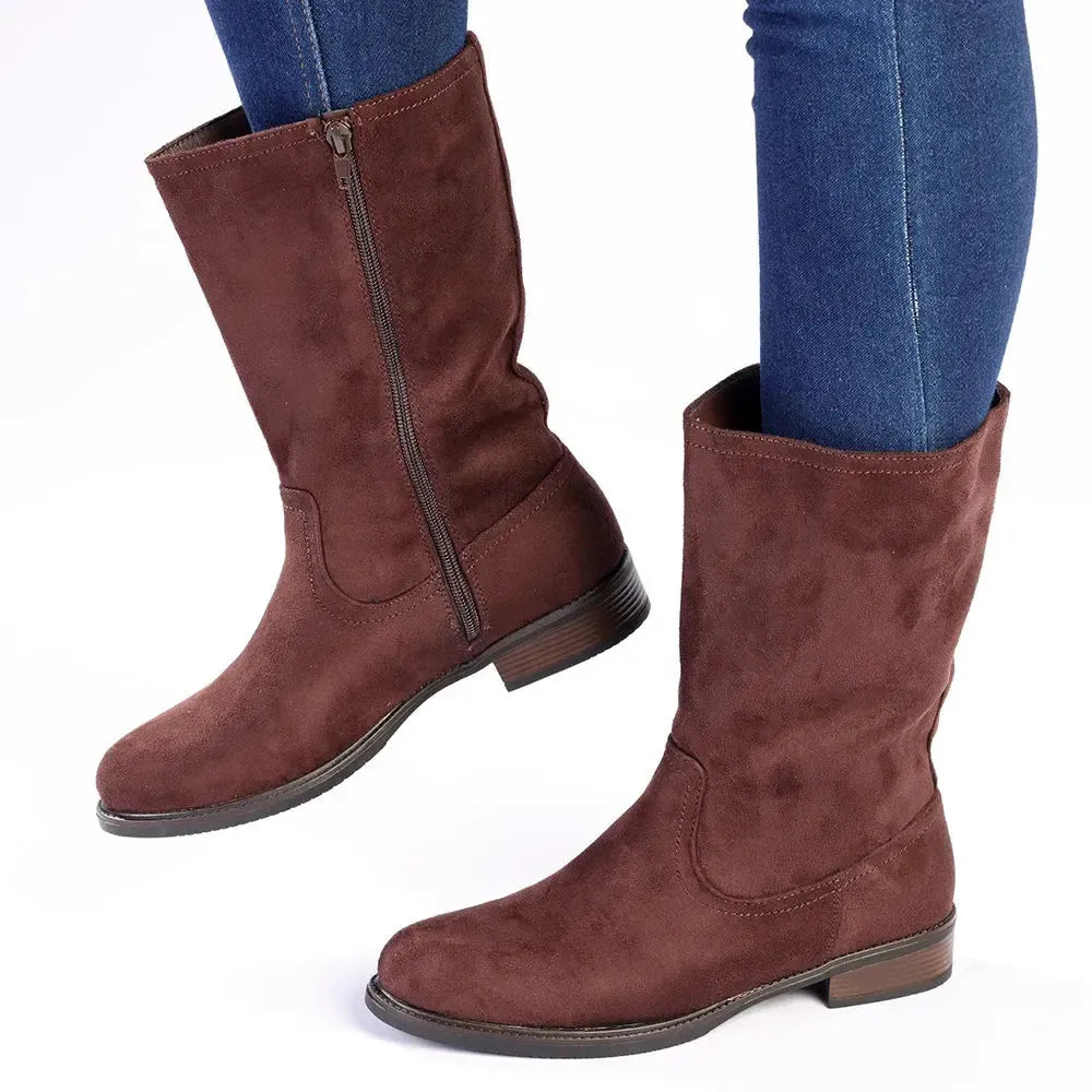 Madison Omni Mid Calf Boot - Chocolate