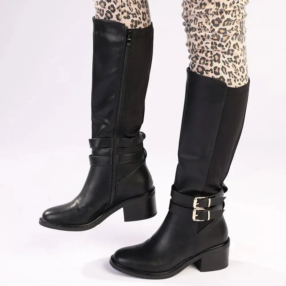 Madison Onyx Long Boot - Black