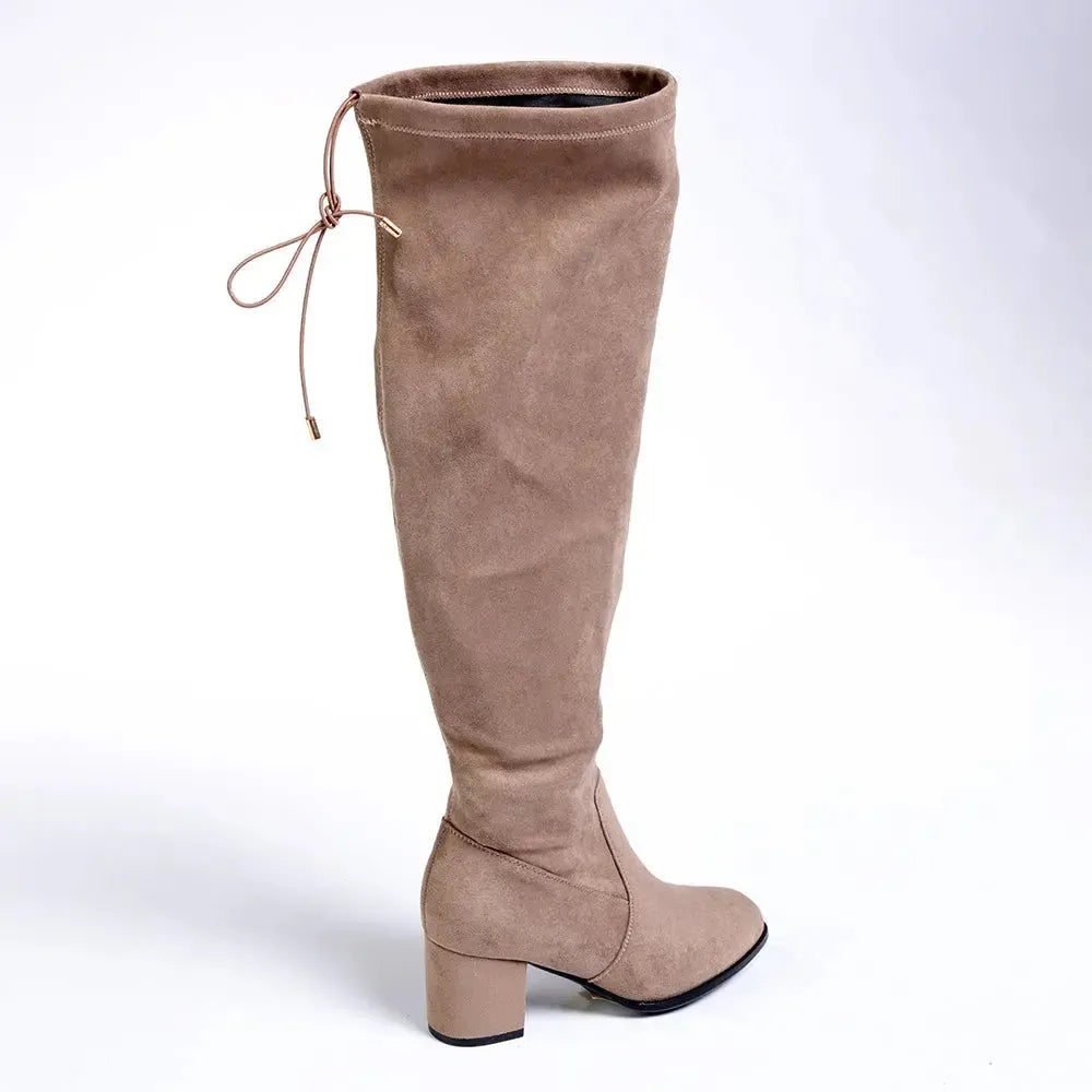 Madison Orchard Over The Knee Boot - Taupe