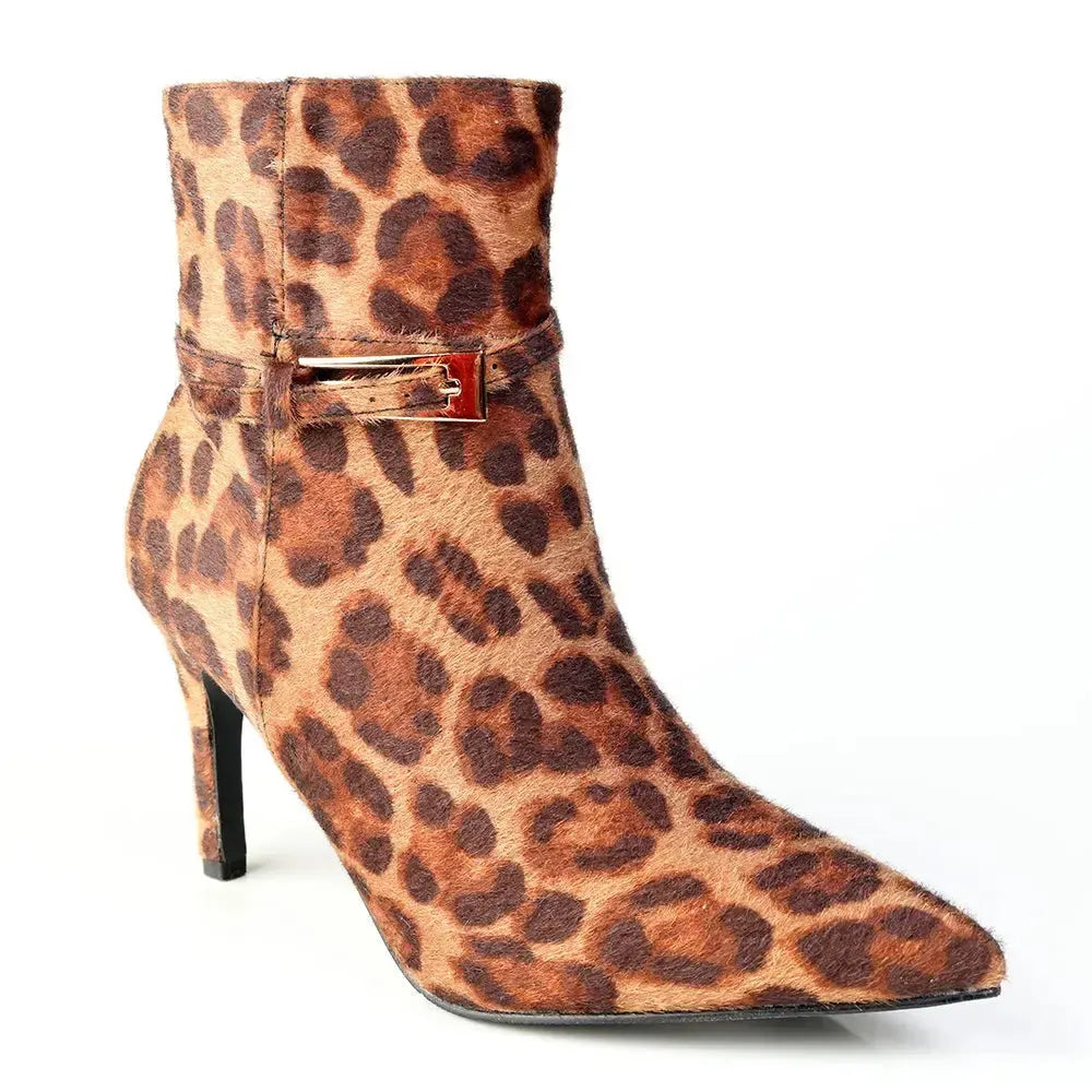 Madison Orcid Stiletto Boot - Leopard