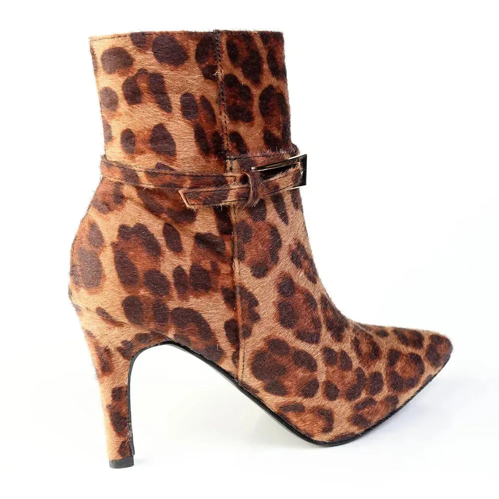 Madison Orcid Stiletto Boot - Leopard