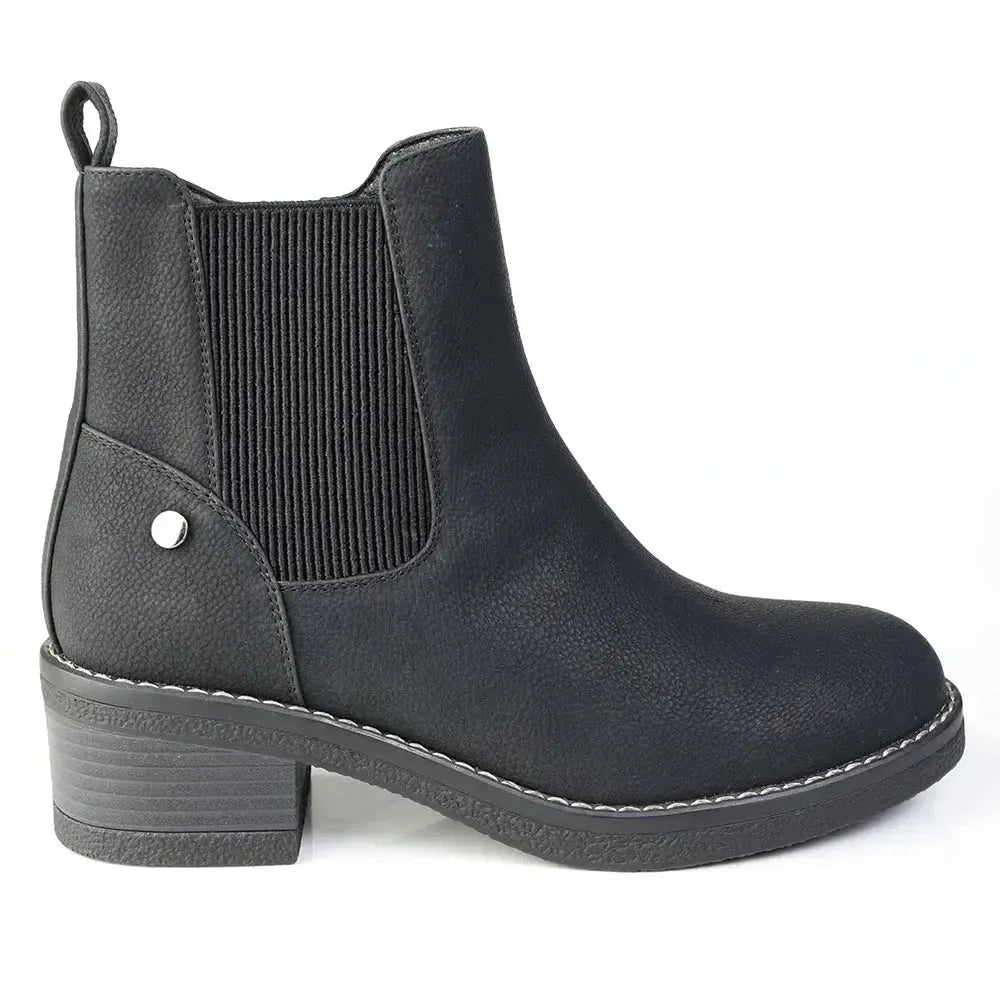 Madison Orette Chelsea Boot - Black