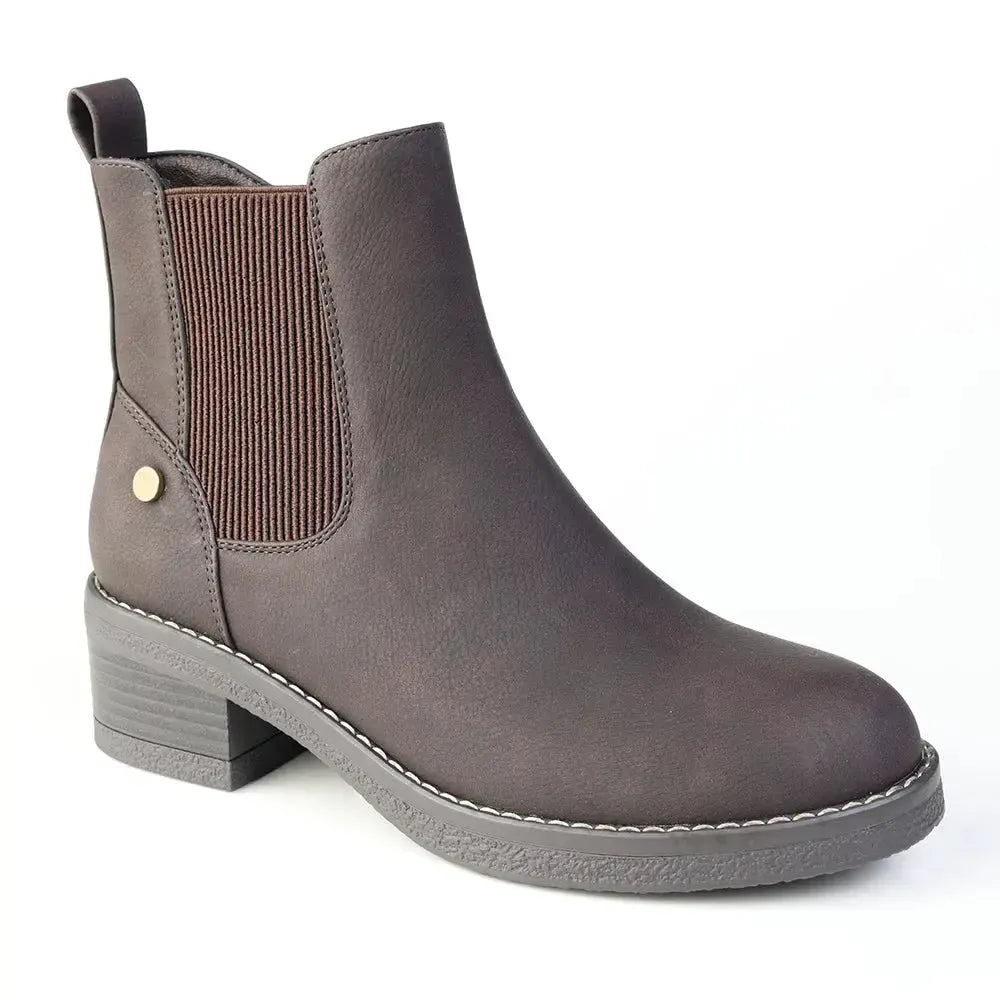Madison Orette Chelsea Boot - Chocolate