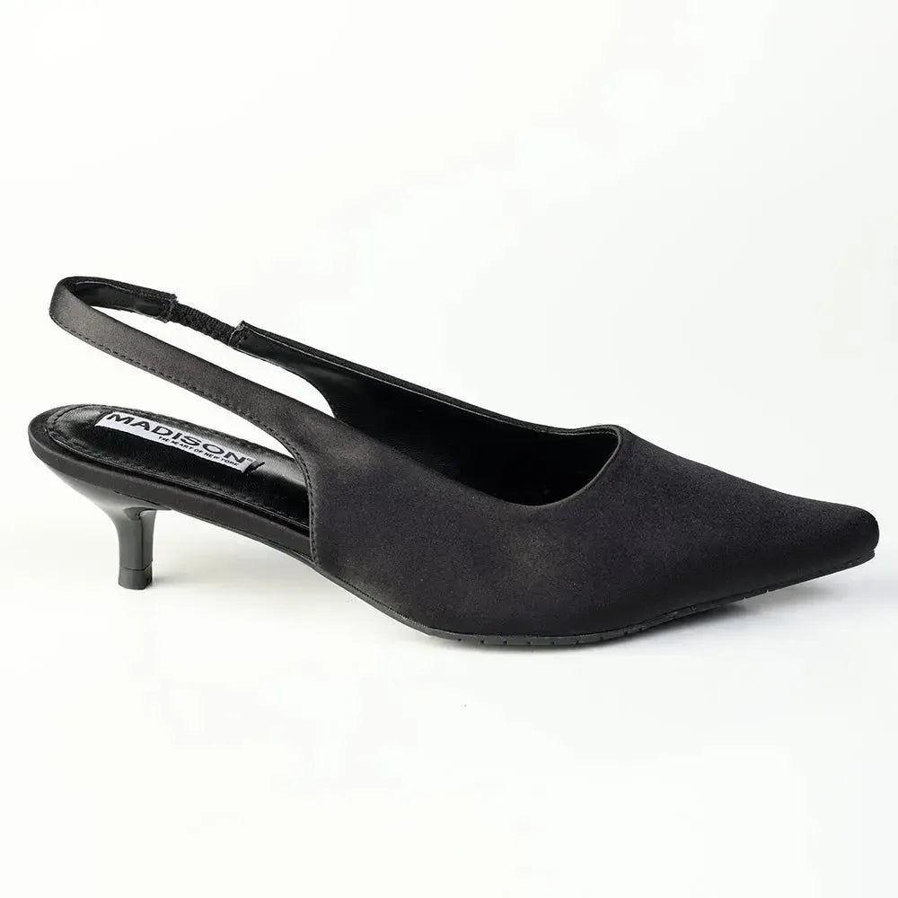 Madison Otto Kitten Heel - Black