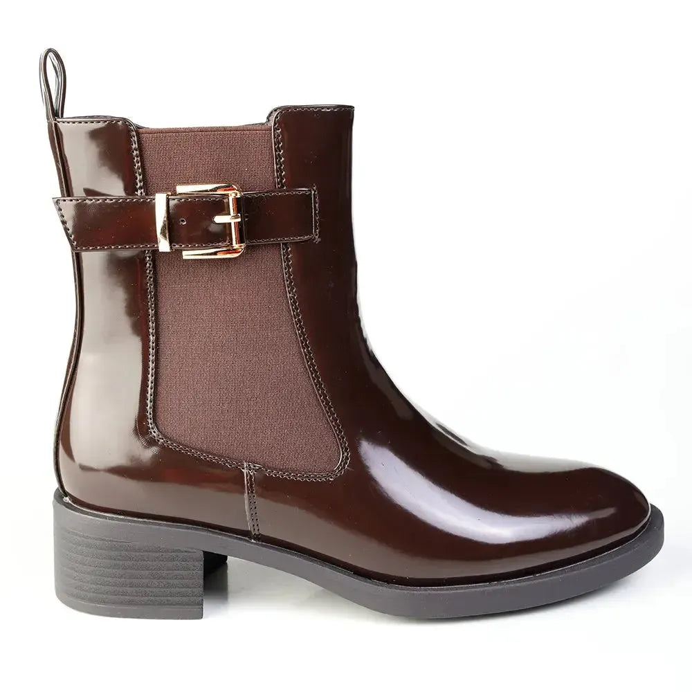 Madison Ozzy Ankle Boot - Dark Brown