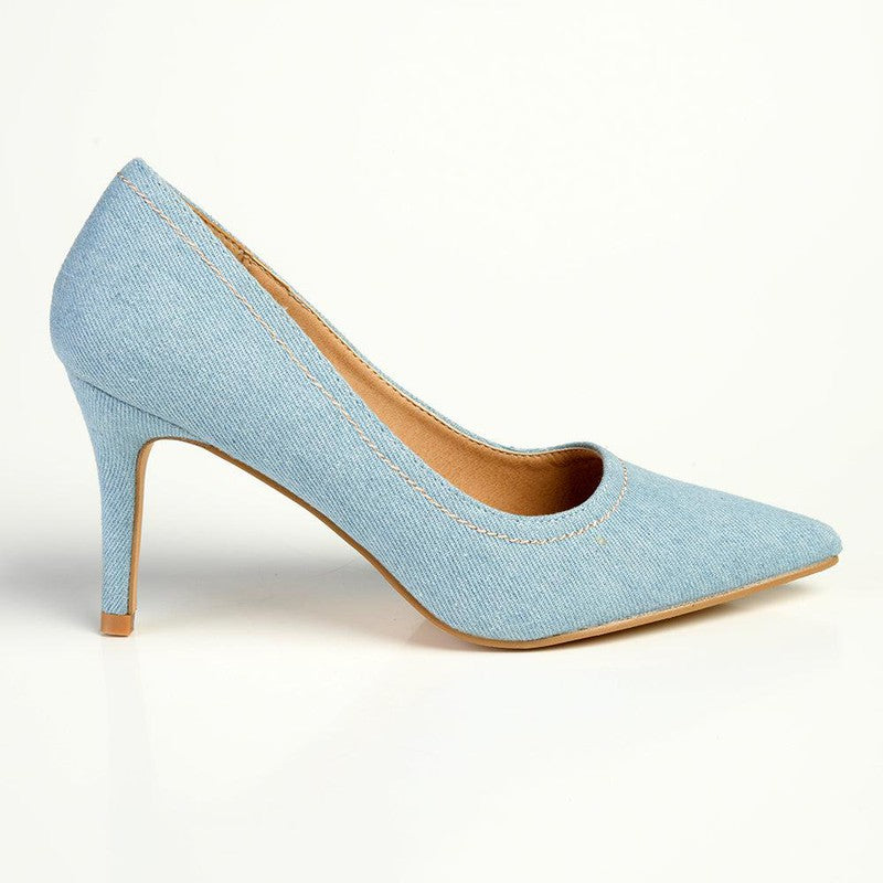 Madison Parker Court Heels - Denim-Madison Heart of New York-Buy shoes online