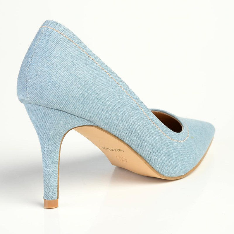 Madison Parker Court Heels - Denim-Madison Heart of New York-Buy shoes online