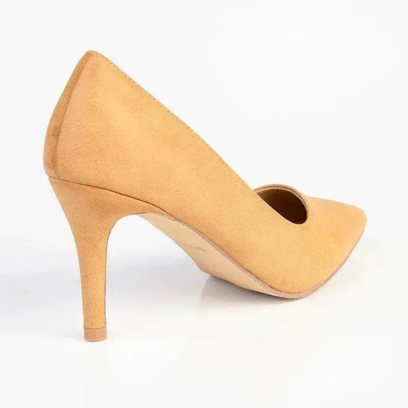 Madison Penny 6 Basic Court Heel- Light Tan