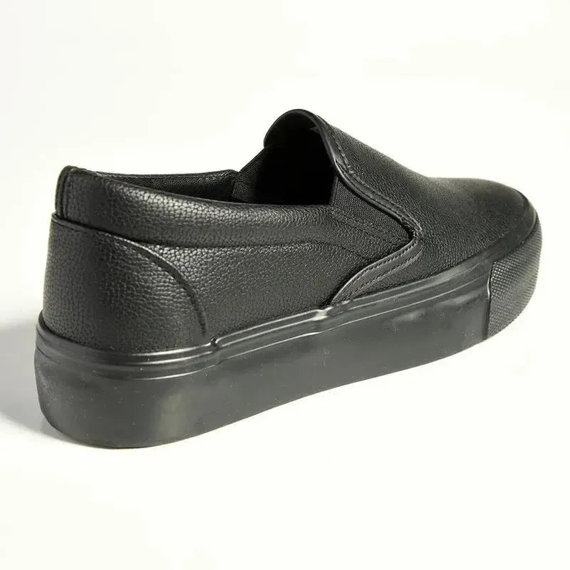 Madison Platform Sneaker - Black Mono