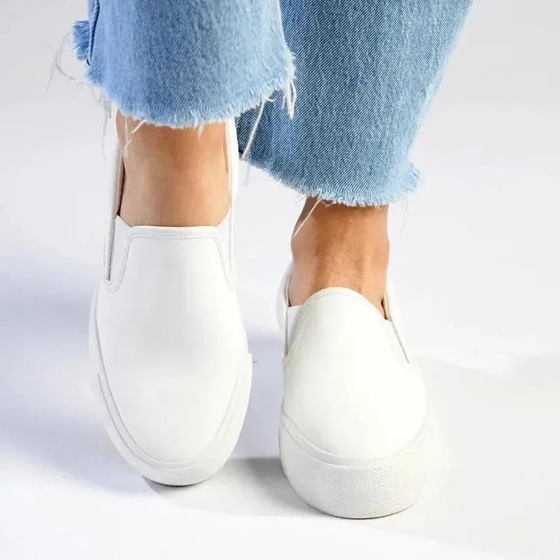 Madison Platform Sneaker - White