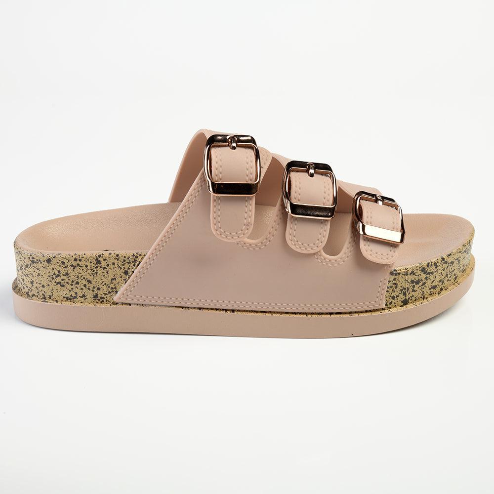 Madison Pro 3 Thong Slip On Sandal - Nude-Madison Heart of New York-Buy shoes online