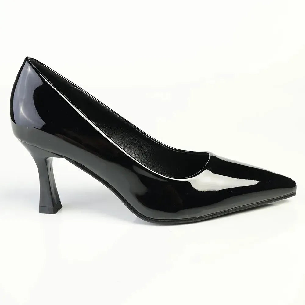 Madison Quitley HourGlass Court Heel - Black