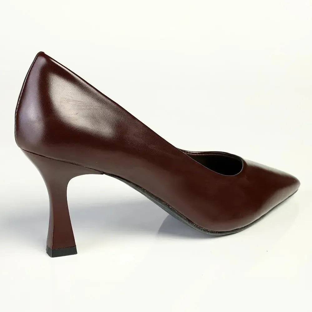 Madison Quitley HourGlass Court Heel - Brown