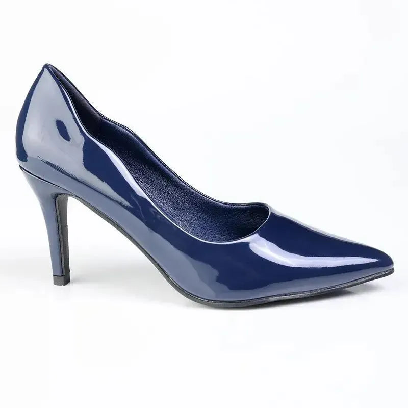 Madison Scalloped Penny Court - Navy