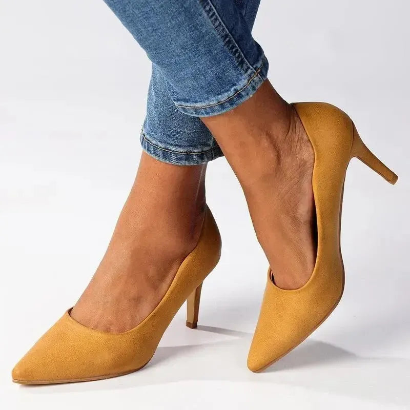 Madison Scalloped Penny Court - Tan