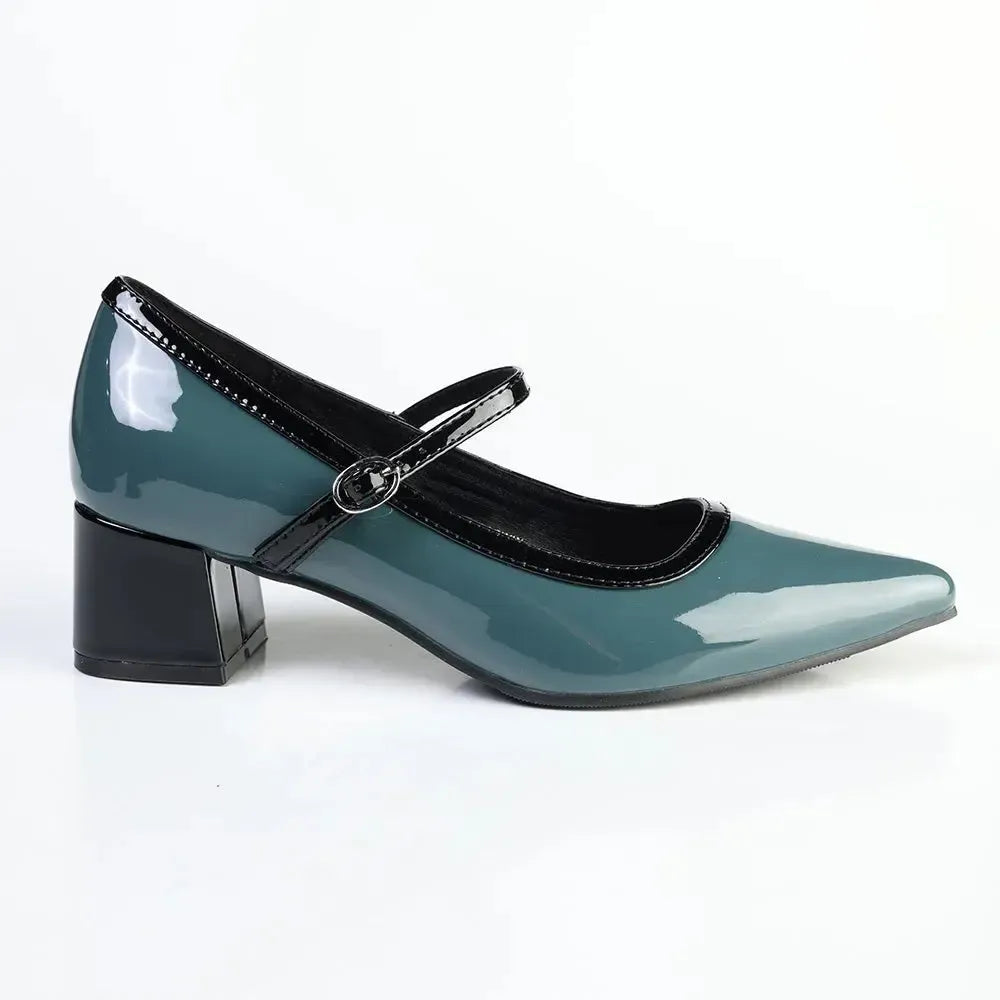 Madison Two Tone Court - Petrol Blue/Black