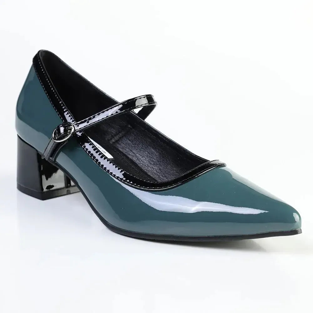 Madison Two Tone Court - Petrol Blue/Black