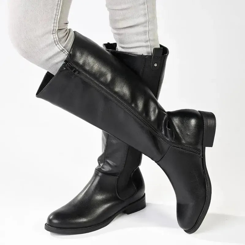 Madison Yentl 3 Rider Boot - Pebble Black