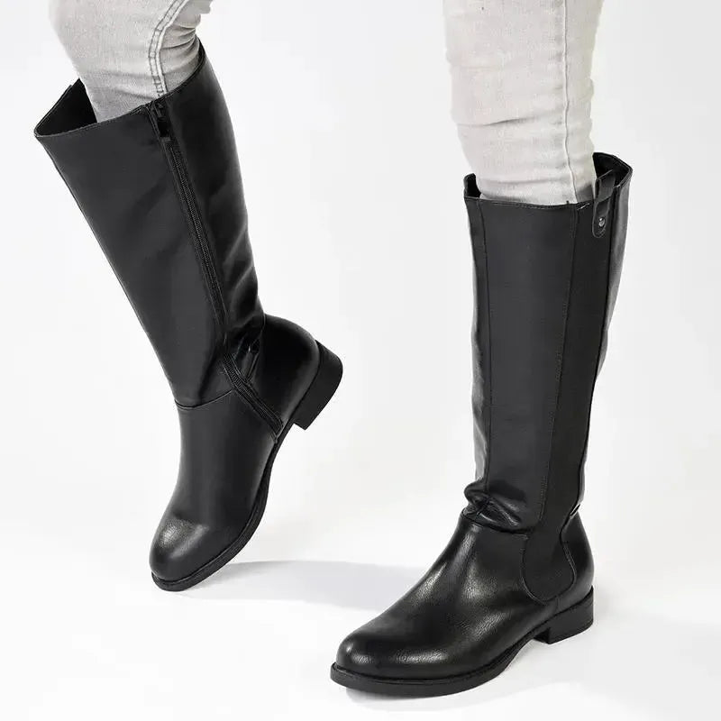 Madison Yentl Boot - Pebble Black