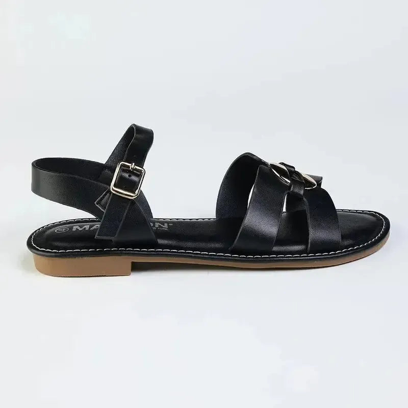 Madison halter Sandal - Black