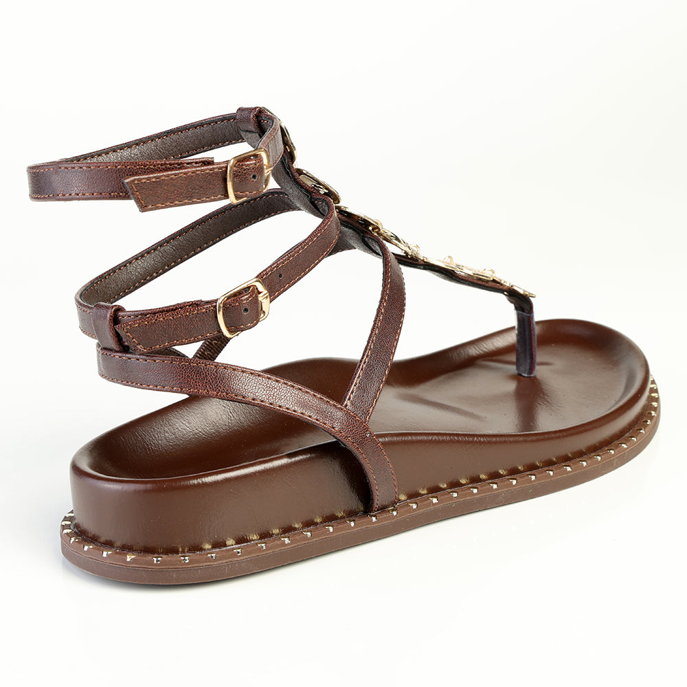 Madison Kyra Sandal - Chocolate