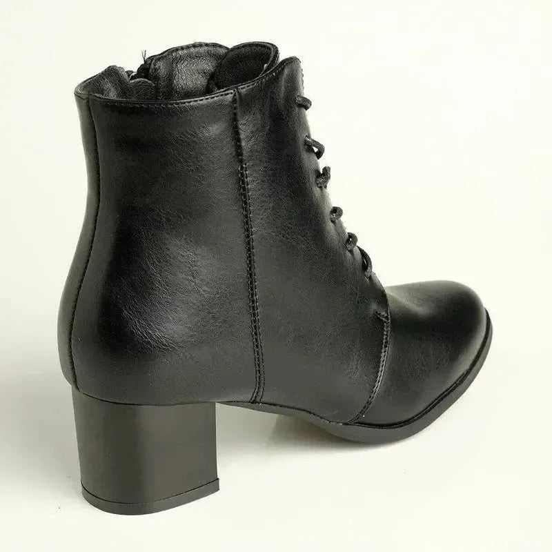 Franco Rossi Dress Lace Bootie - Black