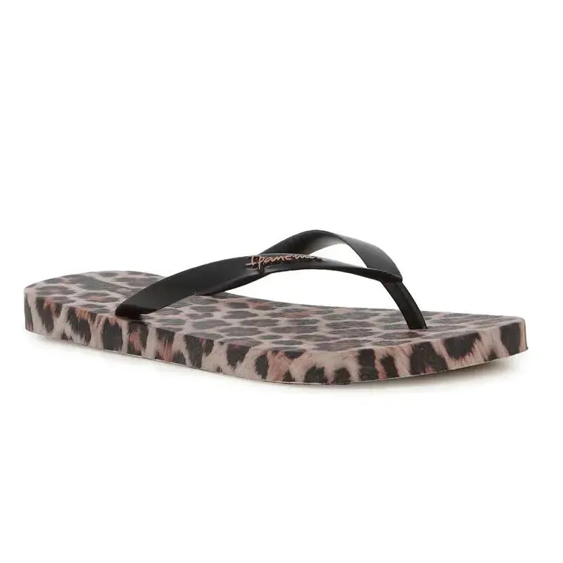 Ipanema Animal Chic Flip Flop Sandal - Pink Black