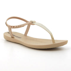 Ipanema Back Strap Sandals With - Beige/Gold