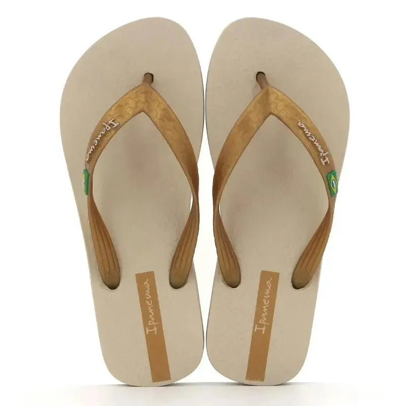 Ipanema Brasil Flip Flop - Gold