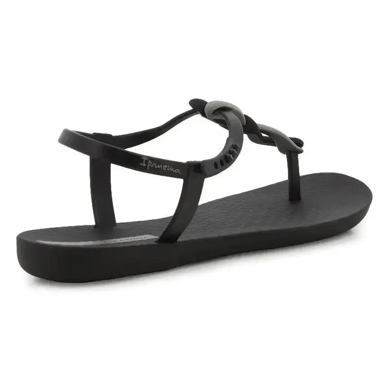 Ipanema Class Dialy Twisted Slingback Sandal - Black Grey