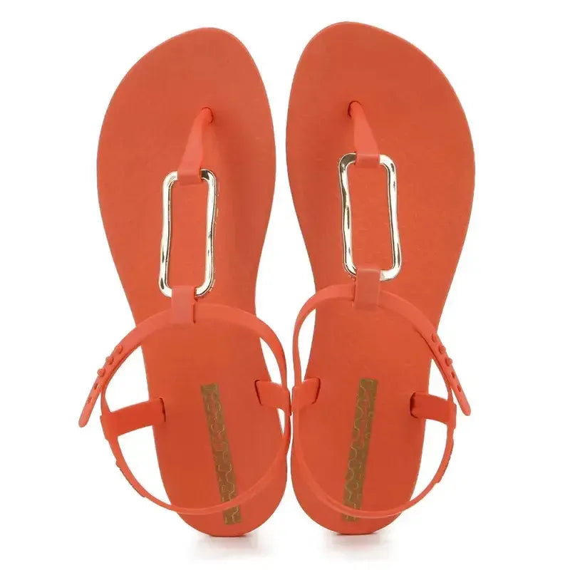 Ipanema Class Modern Slingback Sandal - Orange Gold